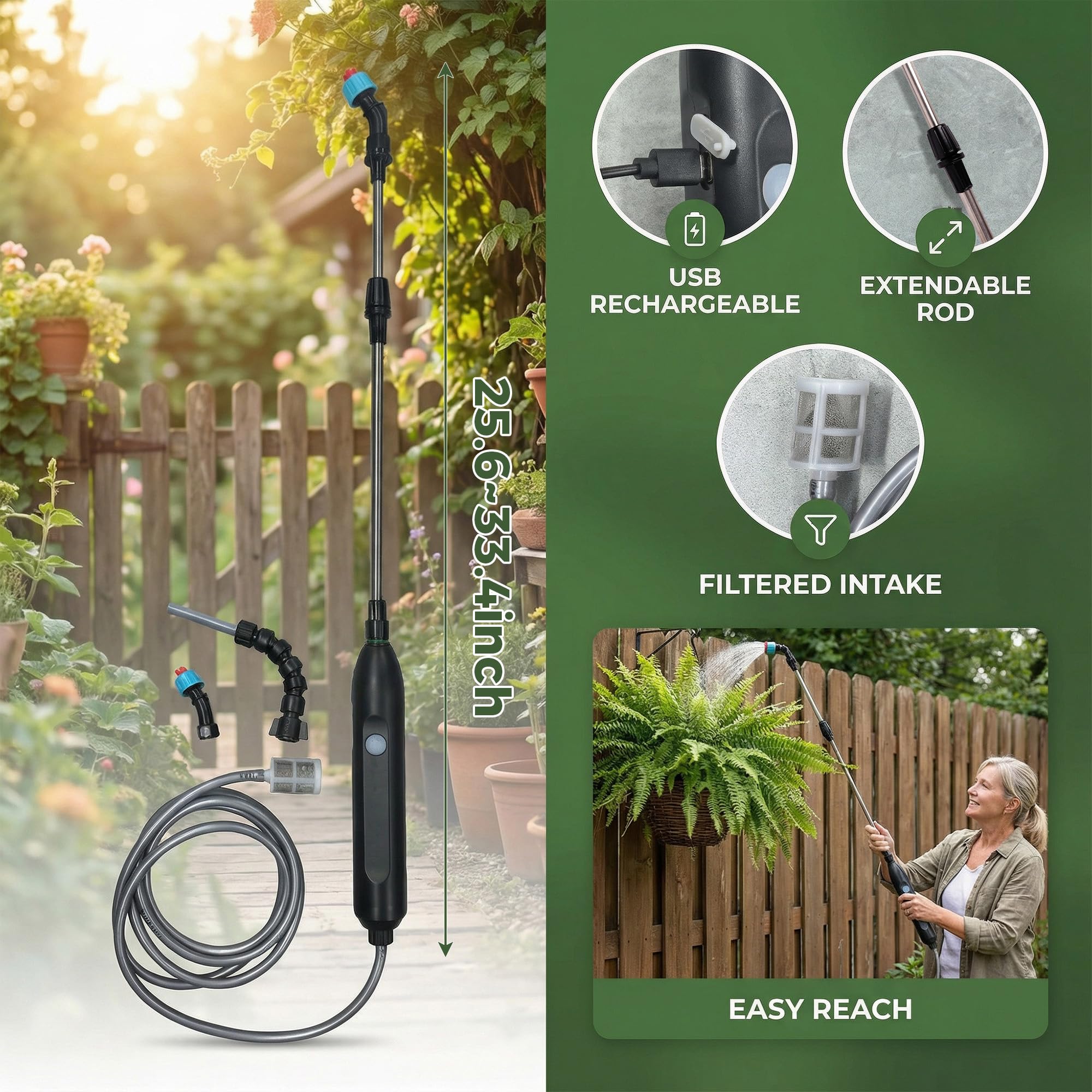 Aidoclip ideal for patios and balconies, improving watering efficiency