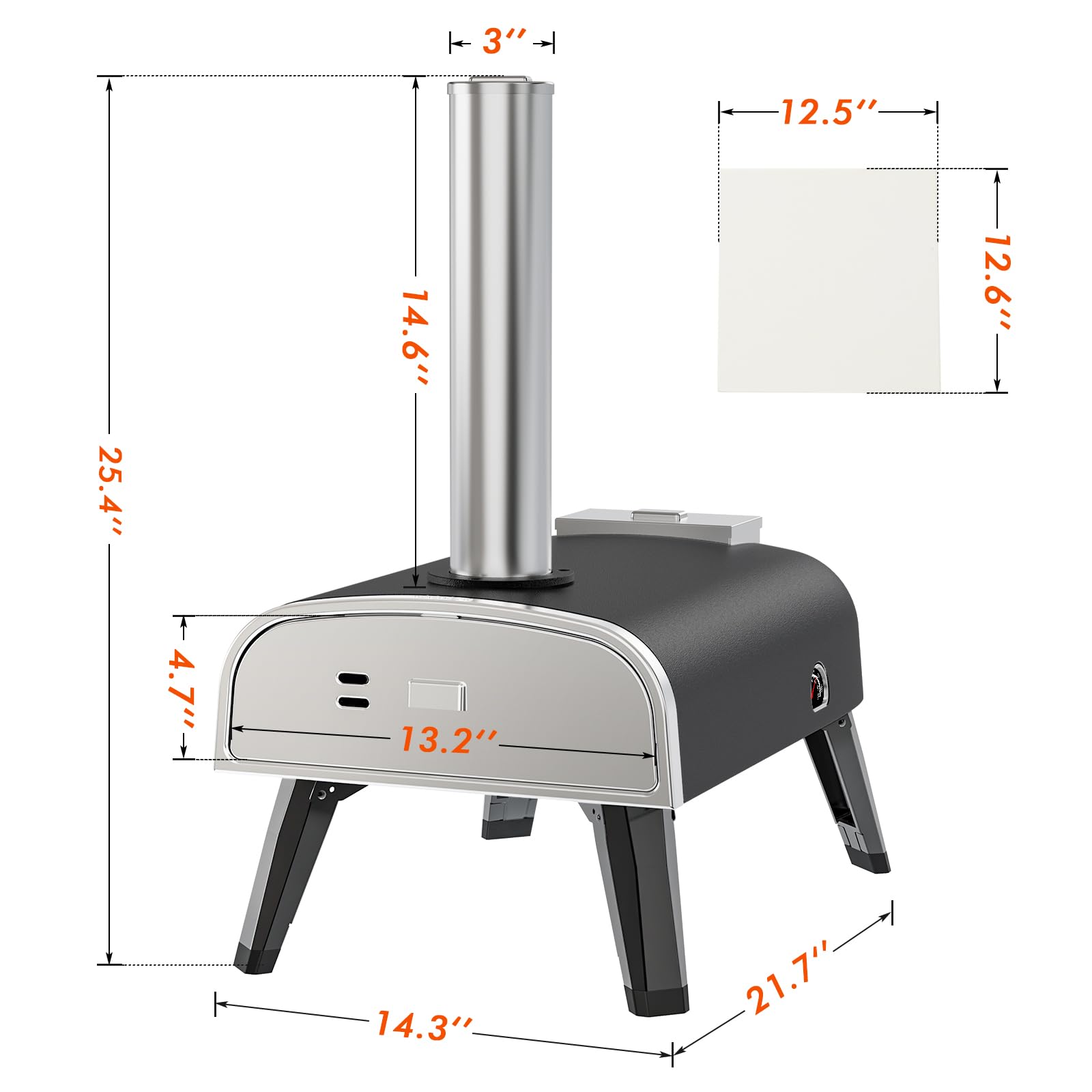 Aidpiza easy assembly and cleanup saves time after backyard meals.