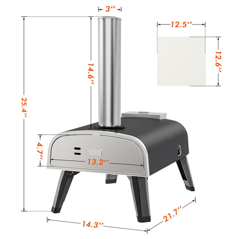 Aidpiza easy assembly and cleanup saves time after backyard meals.