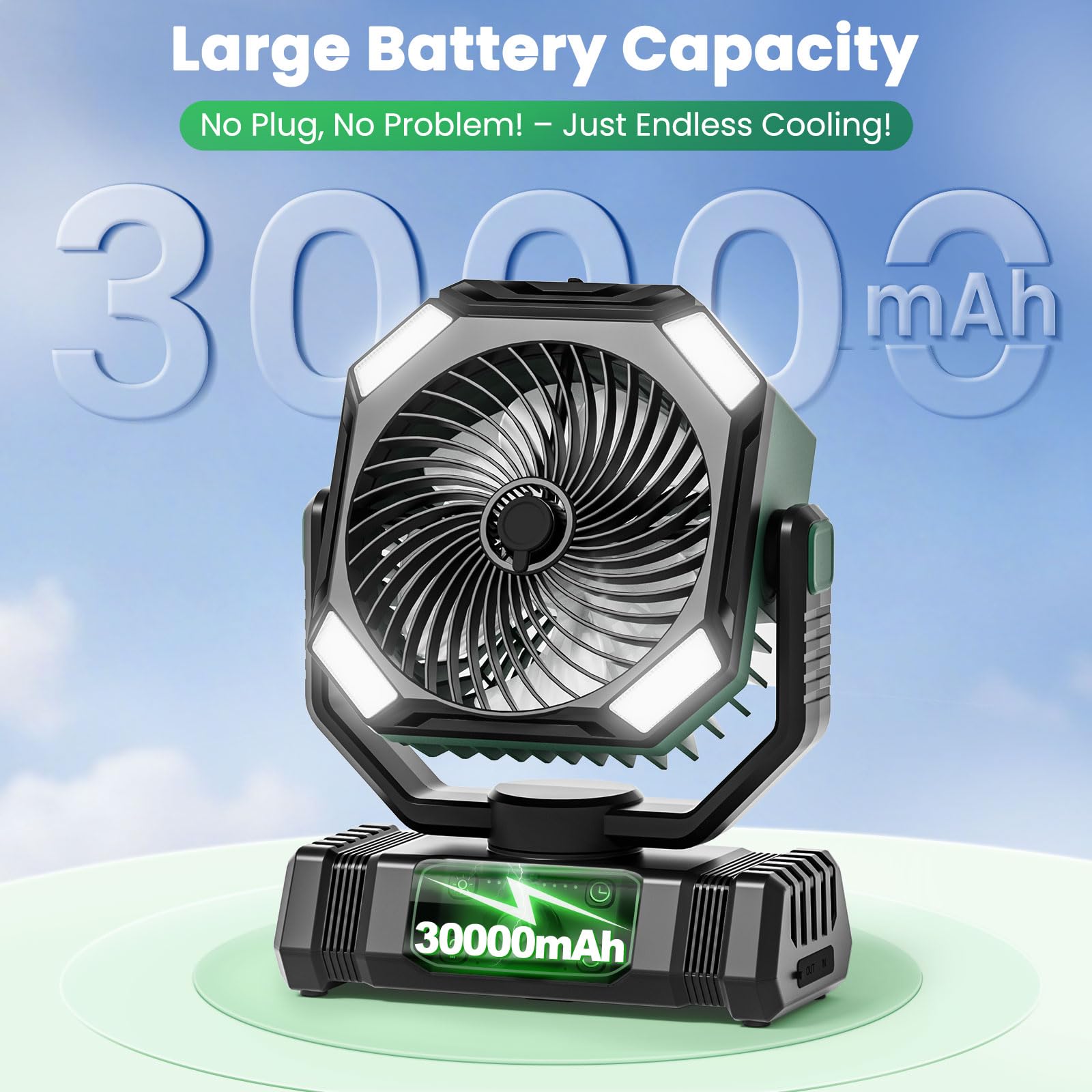 AIEPOCH misting atomization technology illustrating ultra-fine nano mist cooling