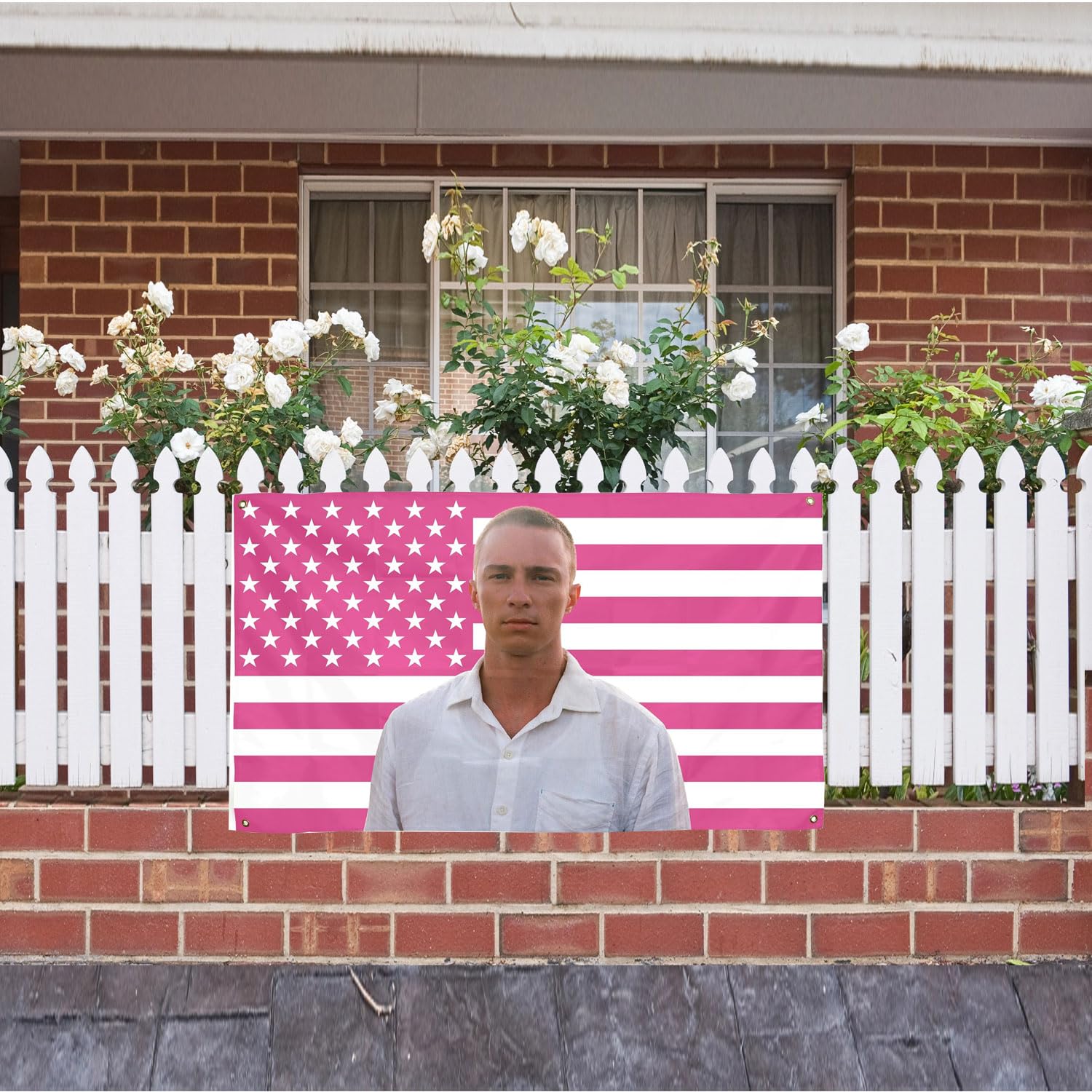 Aieted Drew Flags tailgating yard decor creates festive atmosphere