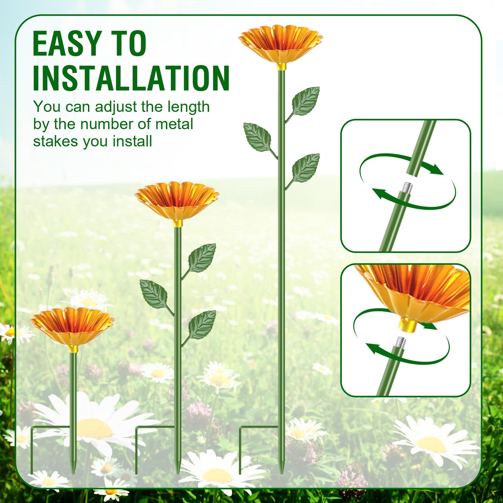 Aifanss rust-resistant construction ensures durability in sun and rain.
