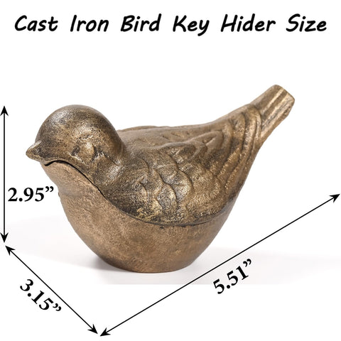Aifeorzo antique gold key hider adds timeless outdoor elegance