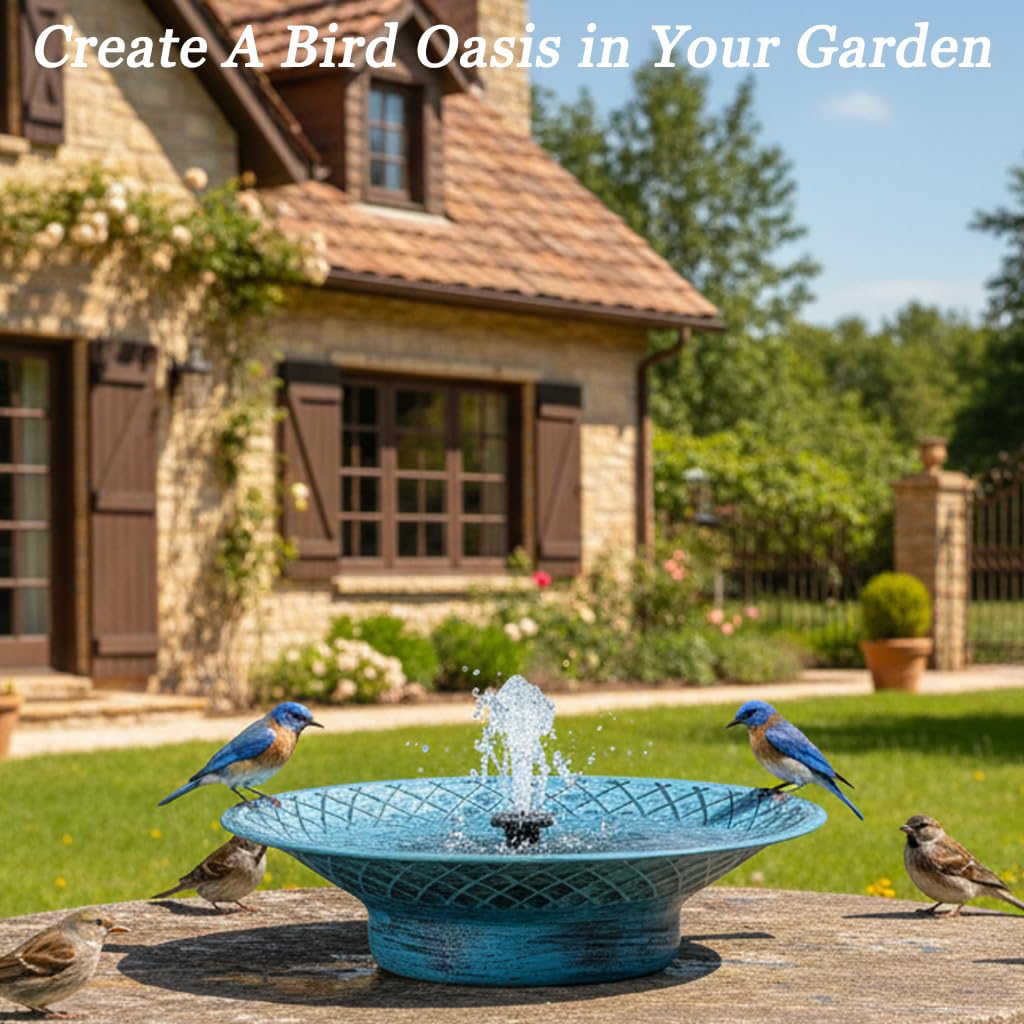 Aifeorzo easy-access design helps birds discover a reliable hydration spot.