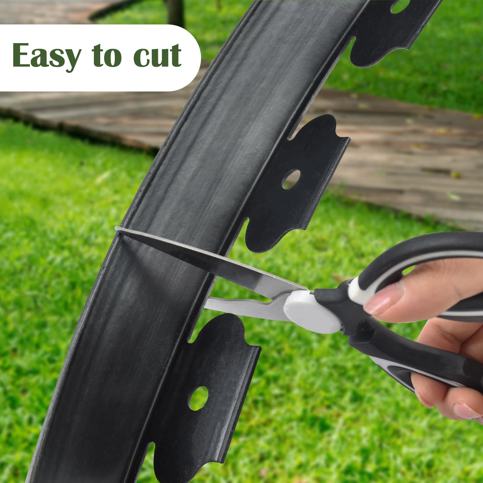 Aifong easy-install border demonstrates quick setup for clean edges