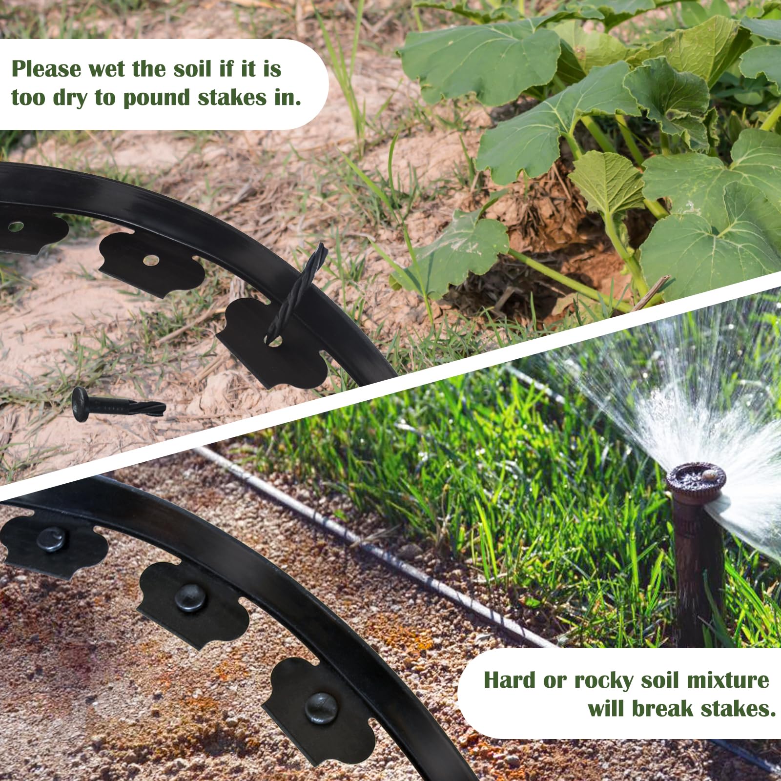 Aifong flexible border bends around curves for smooth garden edges