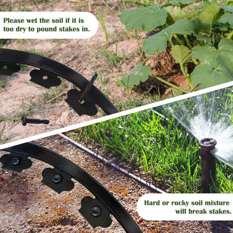 Aifong flexible border bends around curves for smooth garden edges