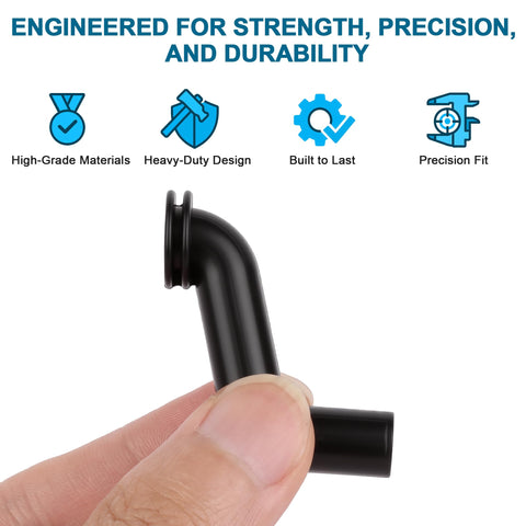 AIFORCE clamps included for secure hose fit and quick maintenance.