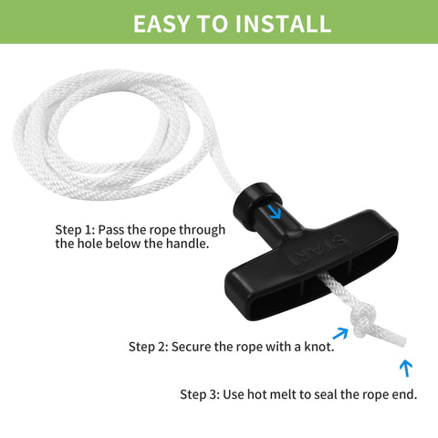 A.I.FORCE nylon cord designed for durability and up to 8000 pulls.