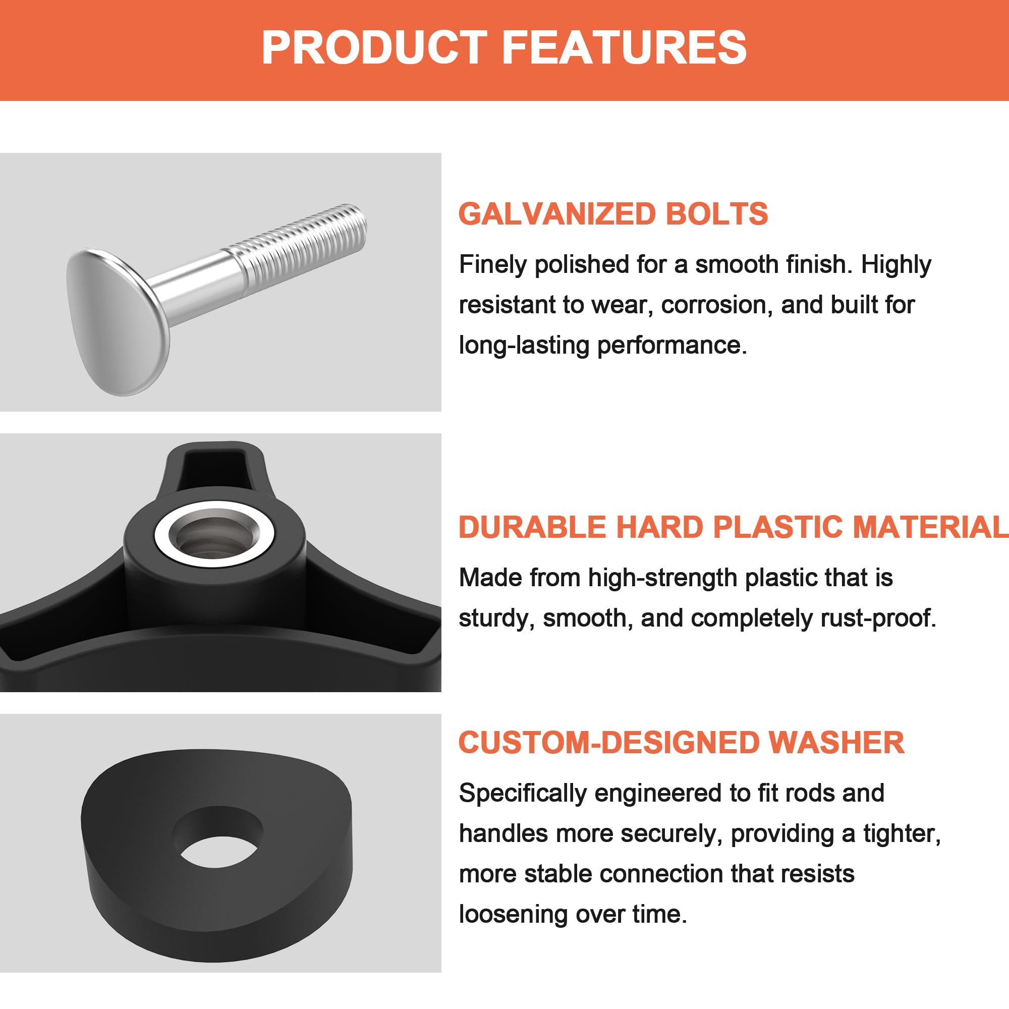 AIFORCE mower handle assembly showing tool-free installation and stable grip.