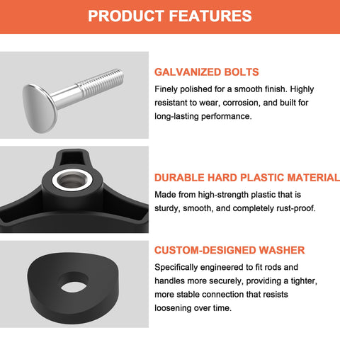AIFORCE mower handle assembly showing tool-free installation and stable grip.
