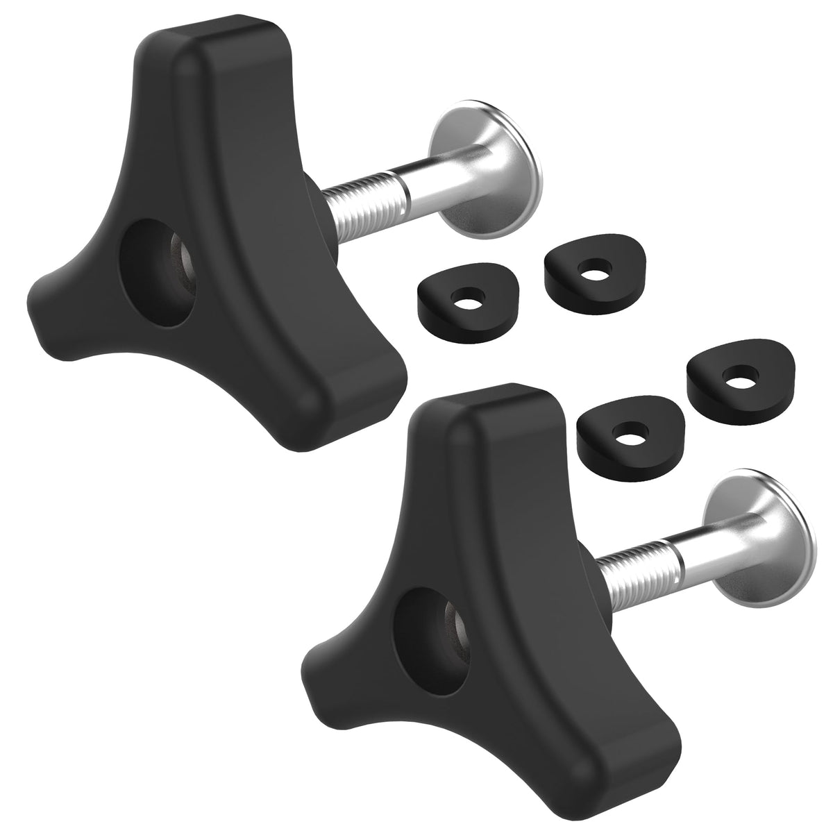 AIFORCE triangle handle knob kit for mower handles enables quick replacement and secure grip.