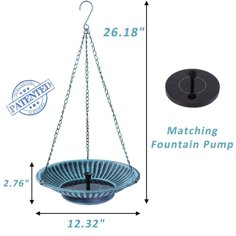 AIHAOKAN metal basin and chain hanging design for outdoor use