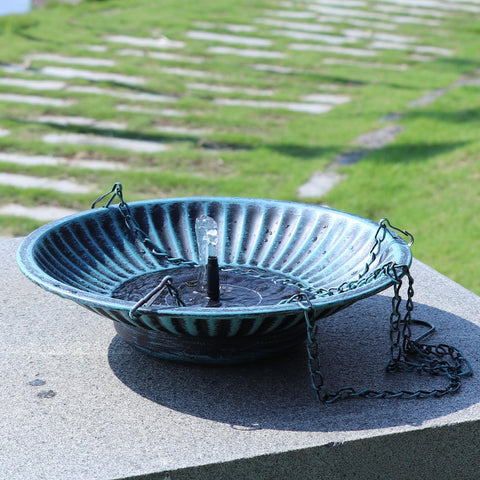 AIHAOKAN multipurpose fountain and feeder for backyard birds