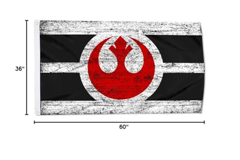 Aihccy Rebel Alliance flag indoor display for themed parties and events.