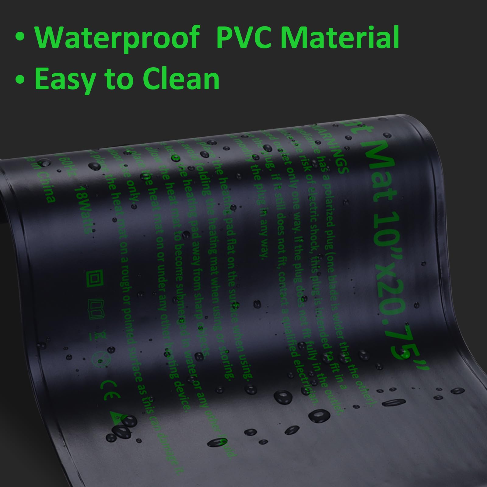 Aiicioo durable heating film ensures consistent heat for seedlings.