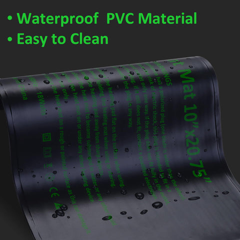 Aiicioo durable heating film ensures consistent heat for seedlings.