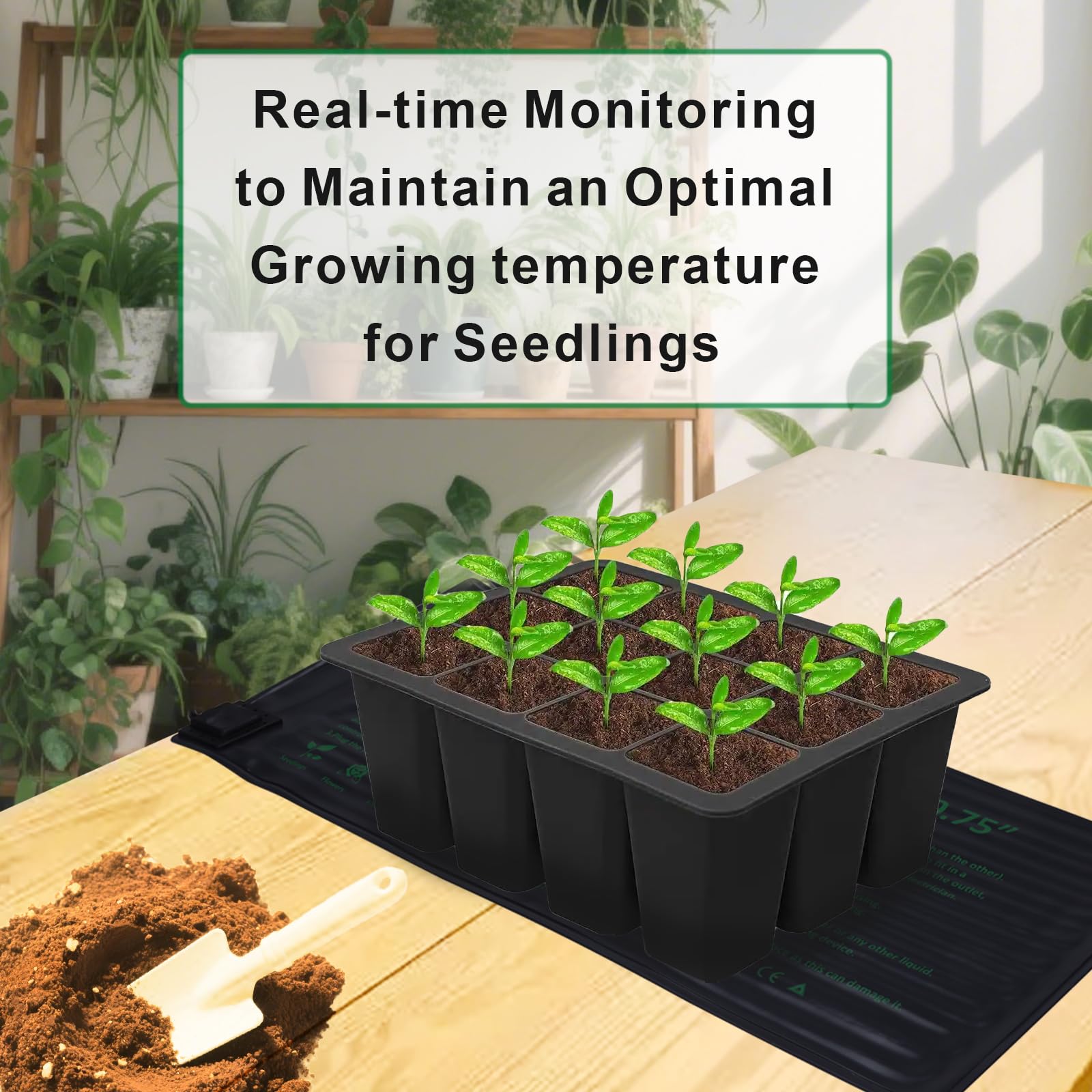 Aiicioo indoor garden use with humidity dome supports seed starts.