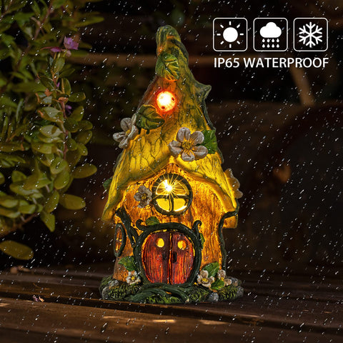 AIINY waterproof IP65 garden statue closeup shows durable paint texture