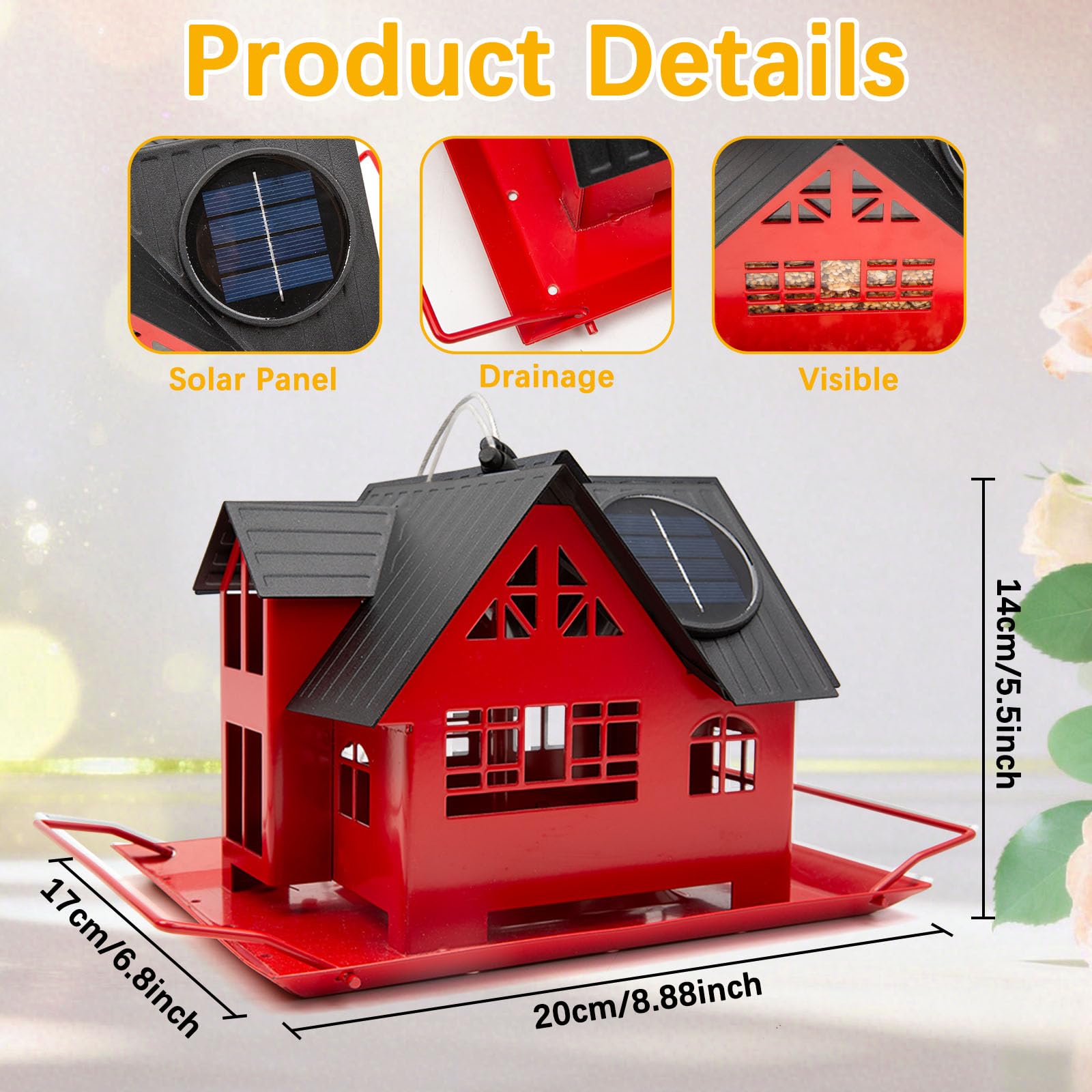 AIKS outdoor bird feeder makes a thoughtful gift for bird lovers.