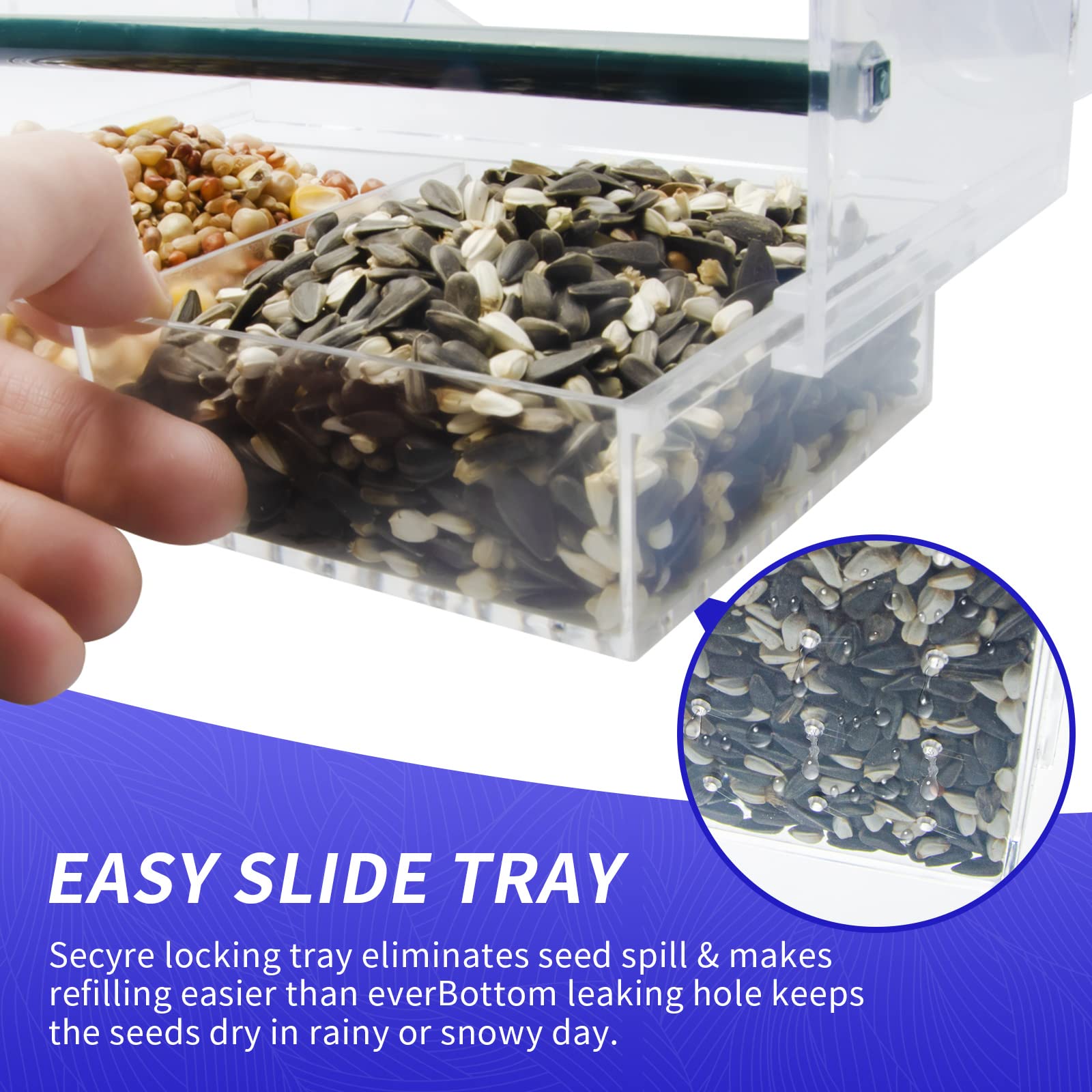AIKS Window Bird Feeder supports family-friendly wildlife watching from indoors.