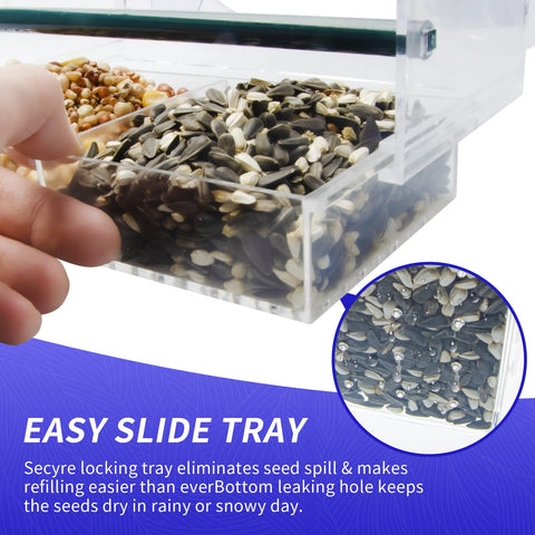 AIKS Window Bird Feeder supports family-friendly wildlife watching from indoors.