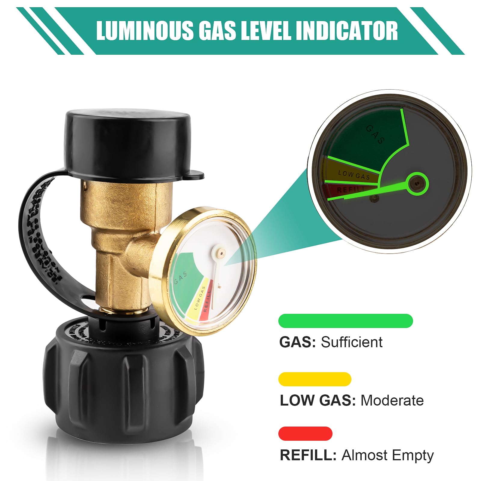 Dust cover protects the gauge when not in use.