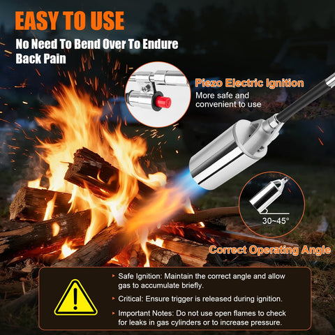 Aikyciu torch with rubber grip ensures stable control during long use.