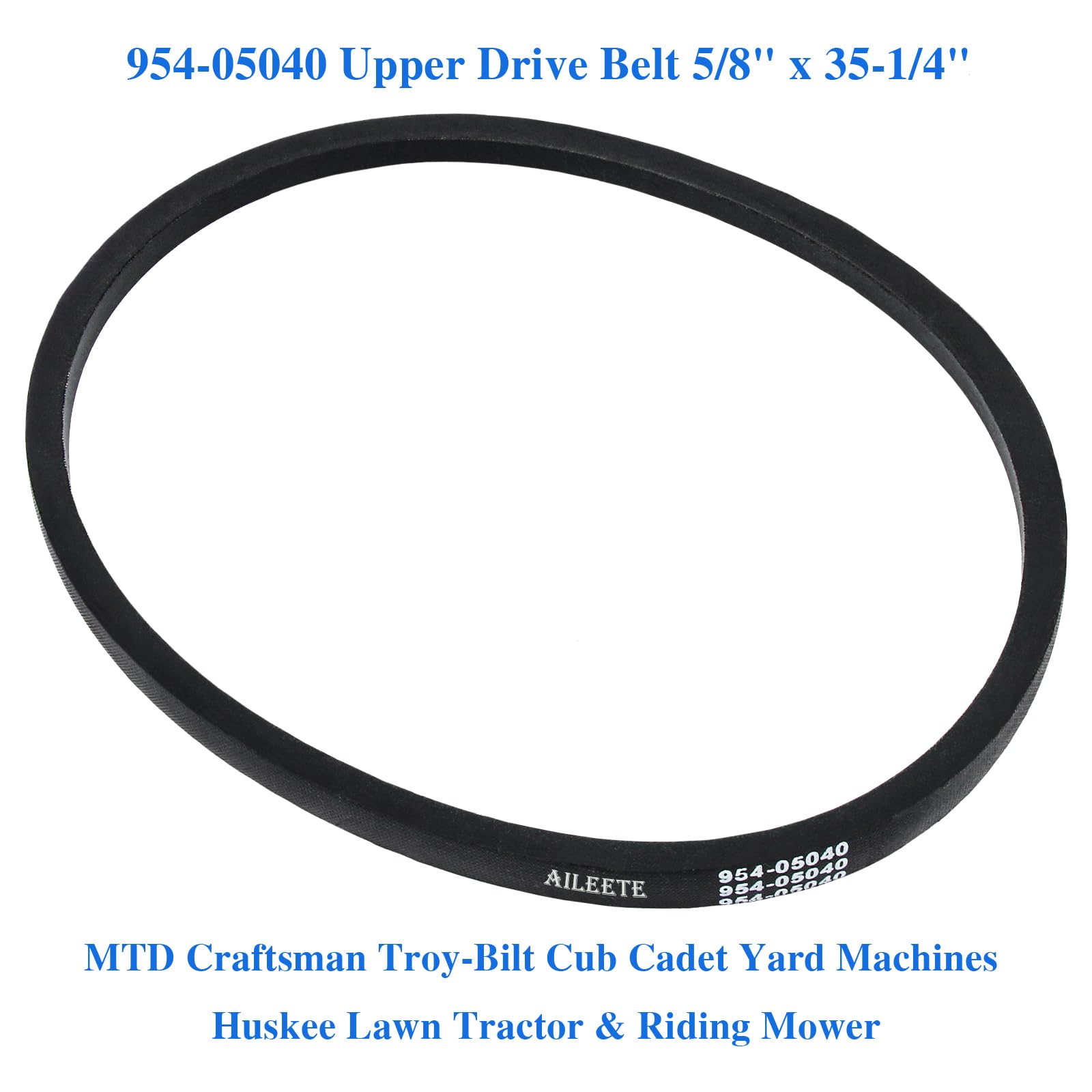 AILEETE belt made from high quality rubber for durability and stability