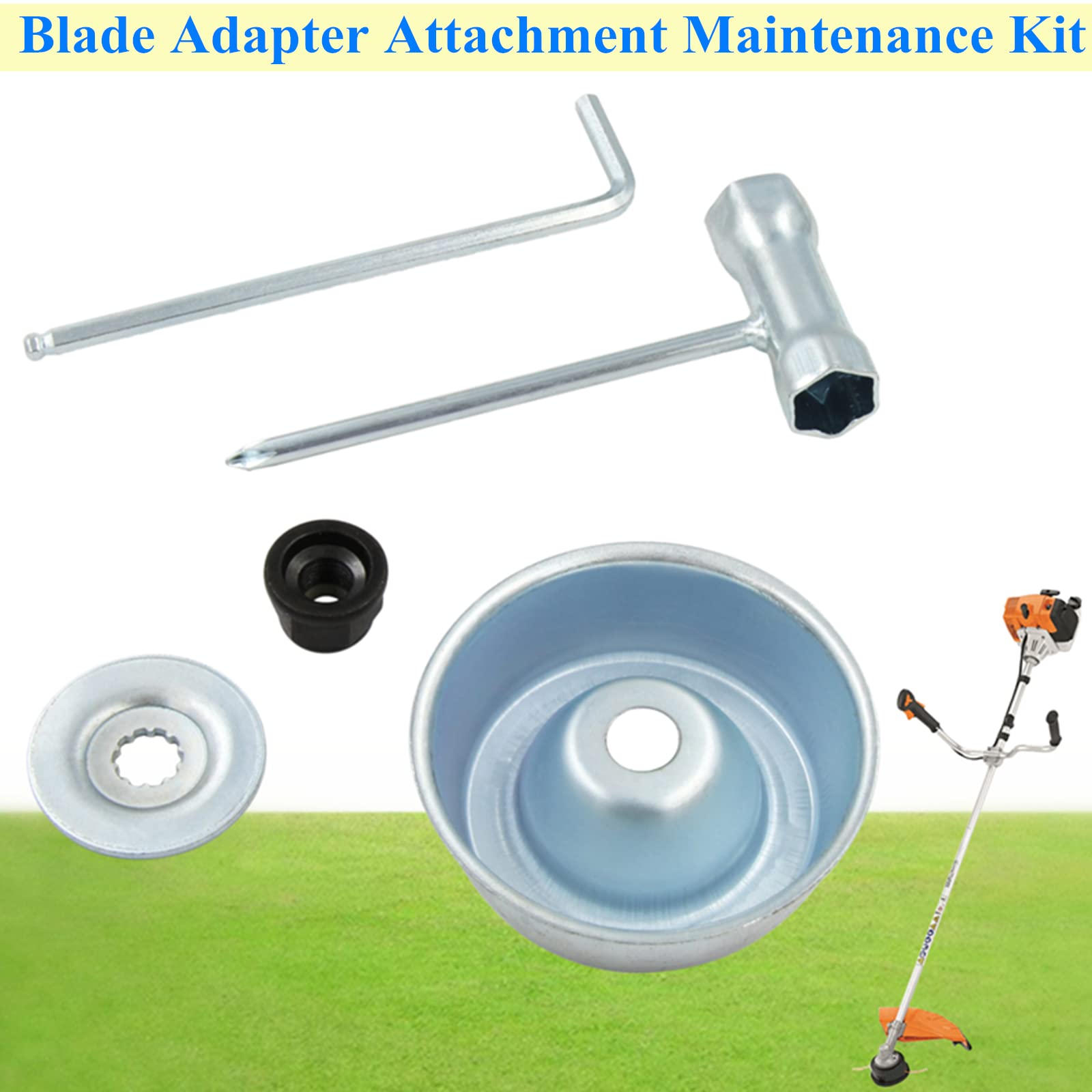 AILEETE blade adapter rider plate provides secure mounting on compatible trimmers.