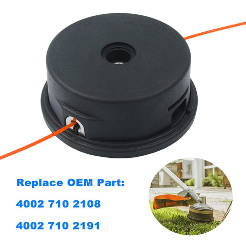 AILEETE bolt adapter 10mm 1.0 shows secure mounting for Stihl trimmers