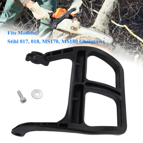 AILEETE replacement brake handle shown installed, improving grip and safety during operation.