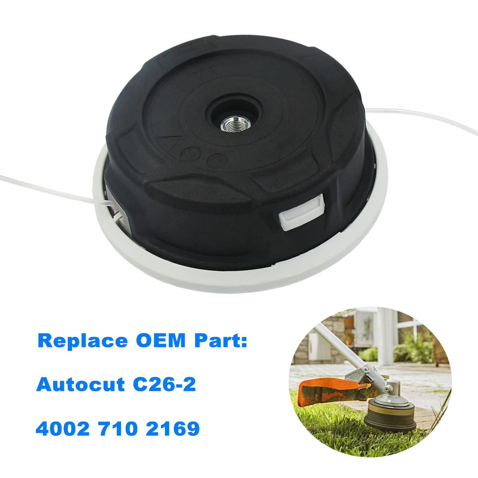 AILEETE C26-2 with tap feed action demonstrating automatic line feed.