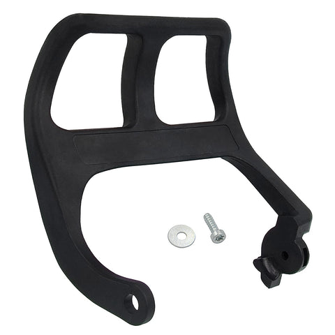 AILEETE chain brake handle closeup, Stihl 017/018 fit, for precise control during cuts.