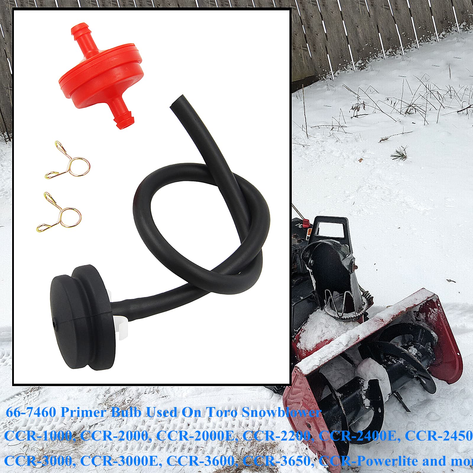 AILEETE clamps included for secure, leak-free connections