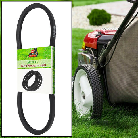 AILEETE drive belt showing easy install and fit for mowing tasks