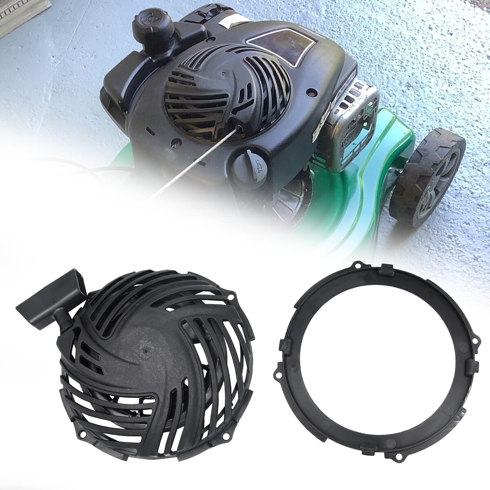 AILEETE recoil starter for Briggs & Stratton 09P702 engines, sturdy design.