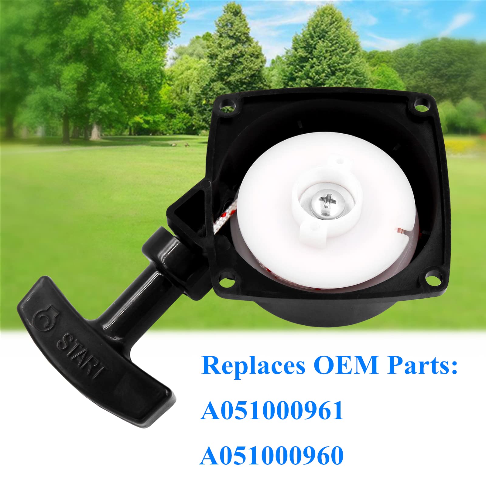 AILEETE recoil starter for Echo ES-252, durable replacement.