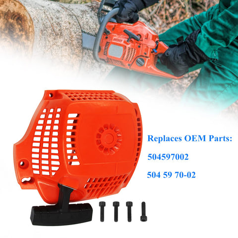 AILEETE recoil starter assembly for Husqvarna 140 delivers smooth start-up and durability.