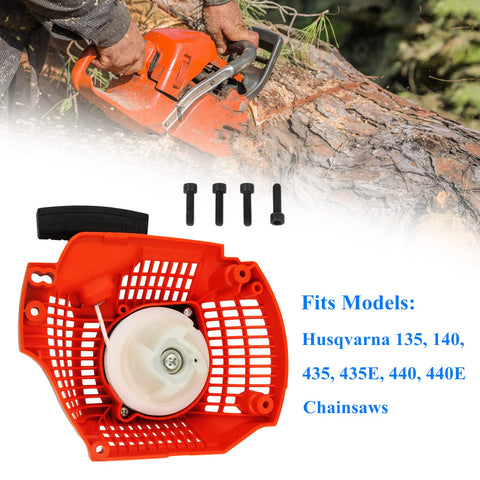 AILEETE recoil starter assembly for Husqvarna 435 provides strong crank engagement.