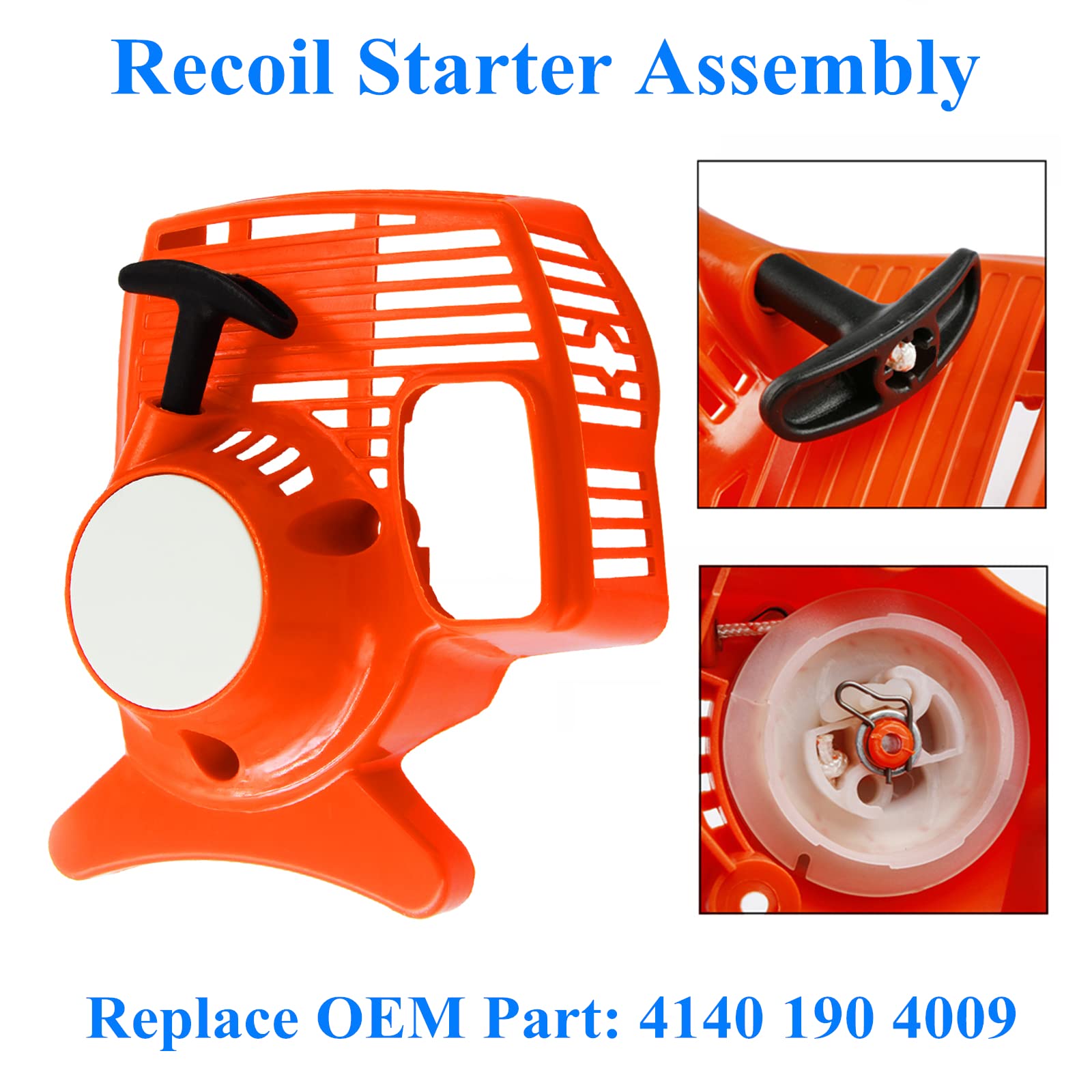 AILEETE Stihl FS55 starter assembly enables reliable starts and durable replacement.