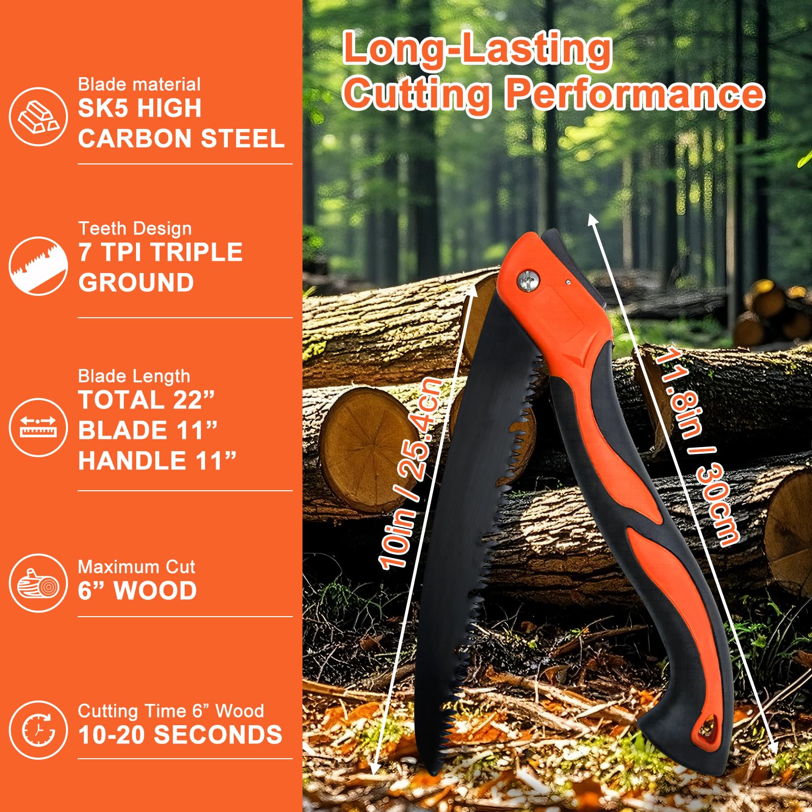 Aileway SK5 curved blade demonstrates flexibility for clean cuts on green wood