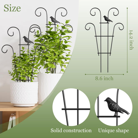 Ailibre ivy climbing trellis supporting a plant on a pot for vertical growth