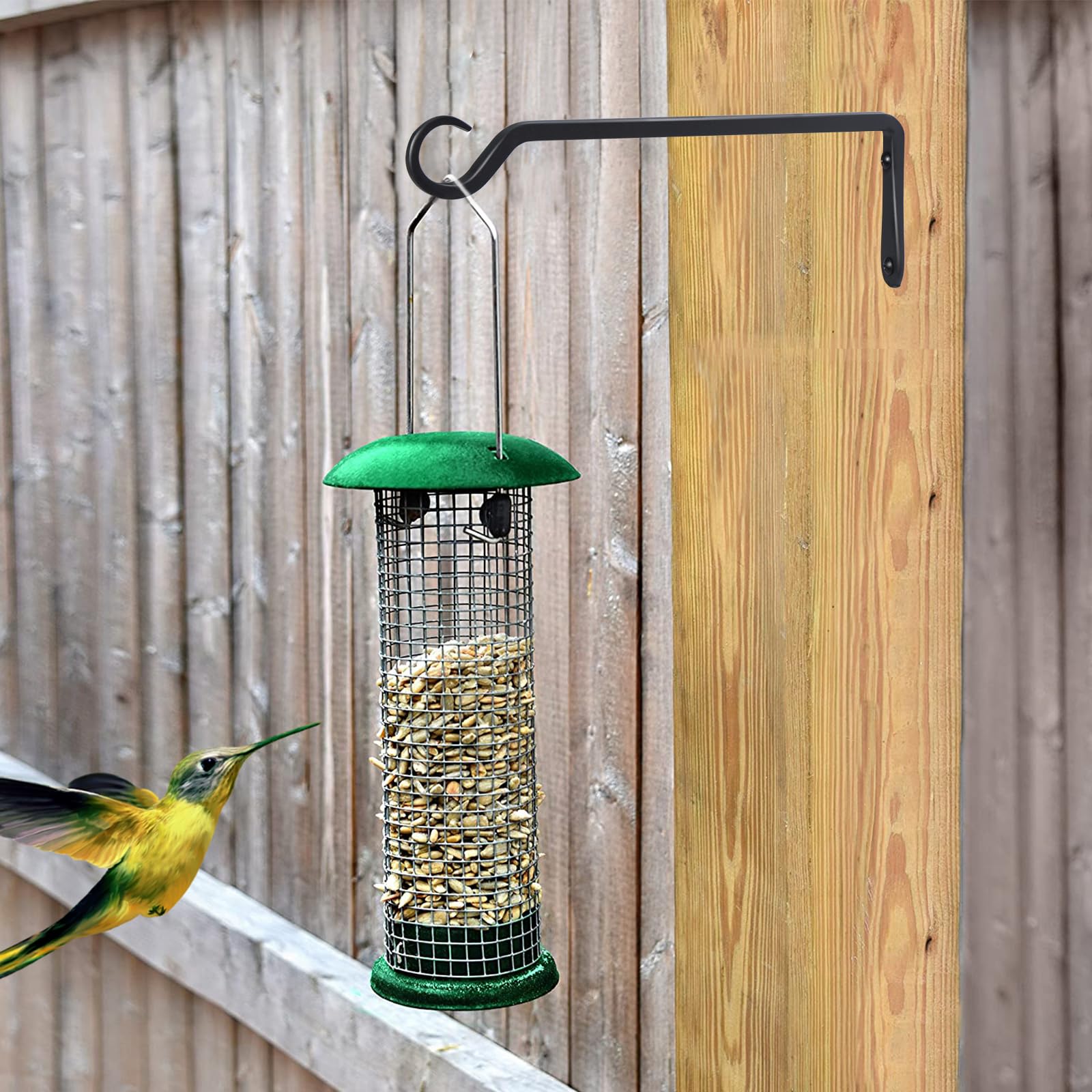 AILIN YELOKIE plant hanger with robust metal construction for durable outdoor use