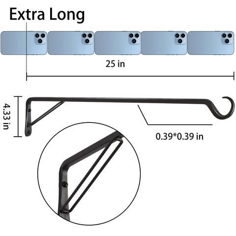 AILIN YELOKIE 25-inch bird feeder hanger ideal for outdoor feeding.