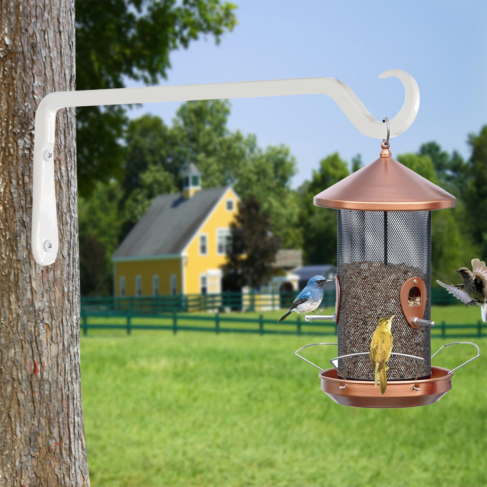 AILIN YELOKIE 12-inch hook supports heavy plant baskets