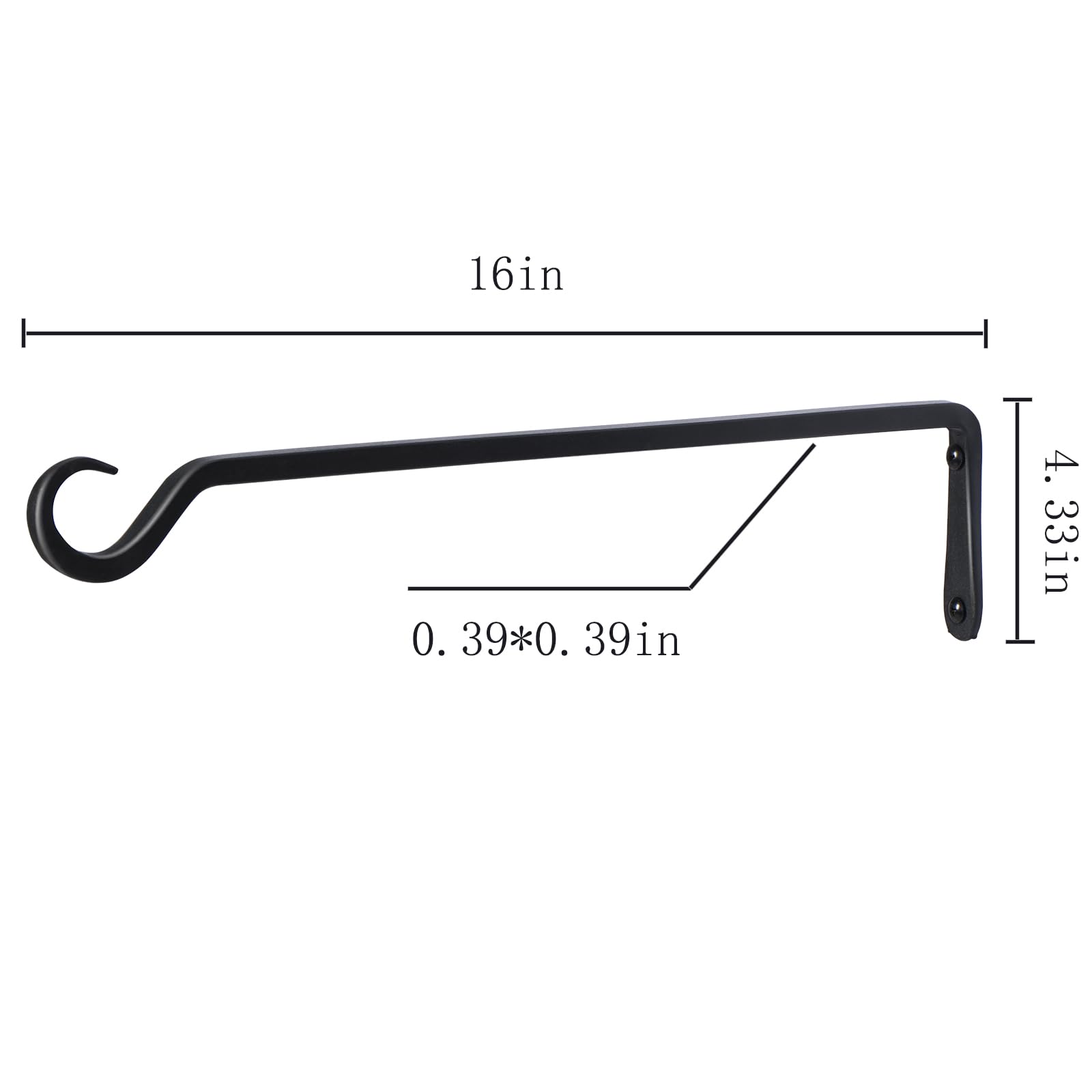 AILIN YELOKIE sturdy hanging bracket suitable for planters and bird feeders.