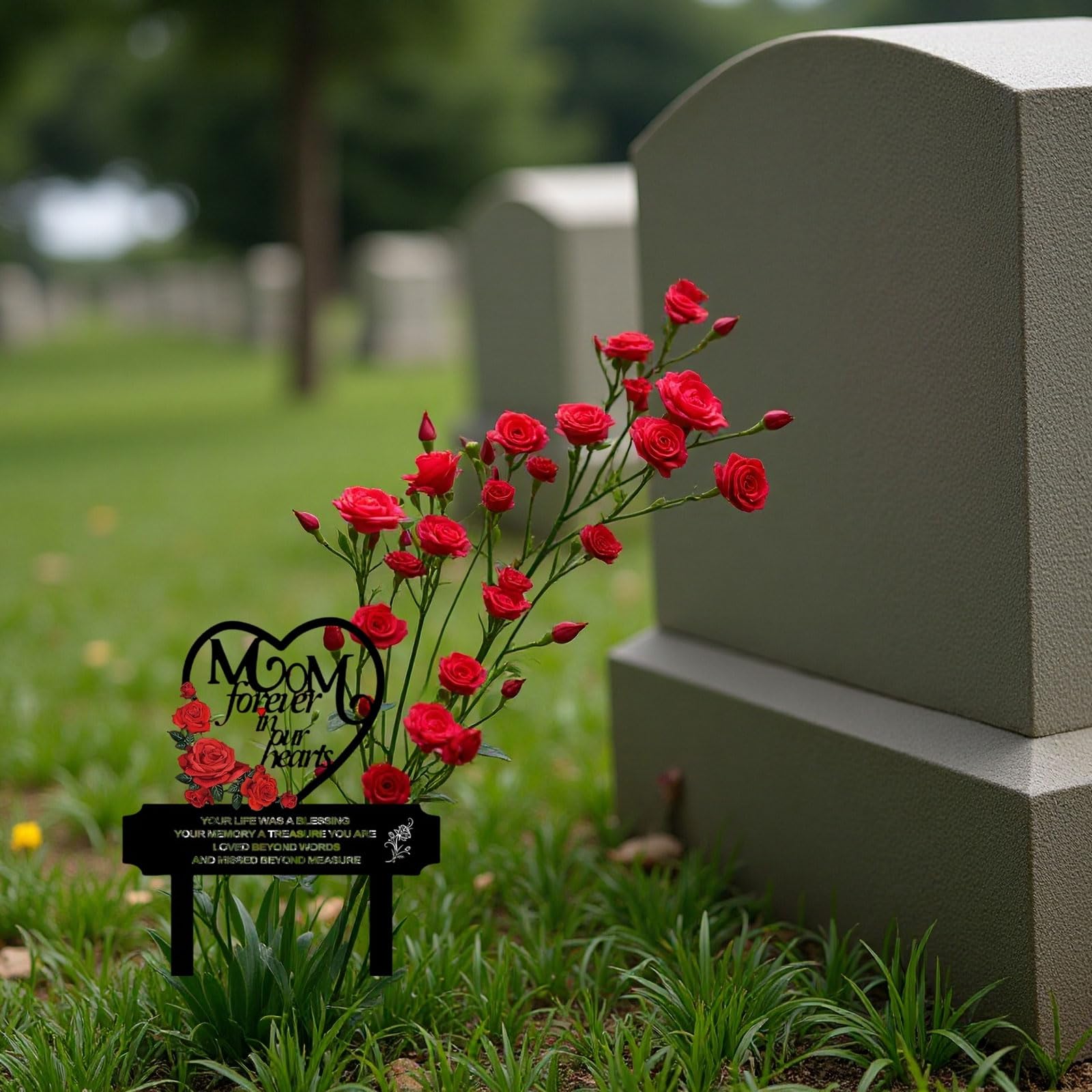 AIM & GGKK weather-resistant metal marker built to withstand the elements.