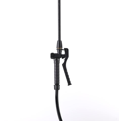 Aimela compatible backpack sprayer outlet connection demo.