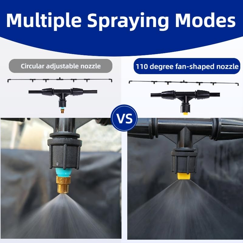 Aimela detachable boom sections enable easy storage after use.